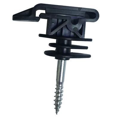 INS003 Clavos de tornillo de acero galvanizado aisladores de cercas eléctricos aisladores de cinta de offset de tornillo aislador de postes de madera