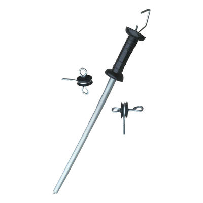 INS010 Cercas Puertas de cercado Conjuntos de manija de resorte con dos equipos de aislantes de anclaje de puertas atornillados