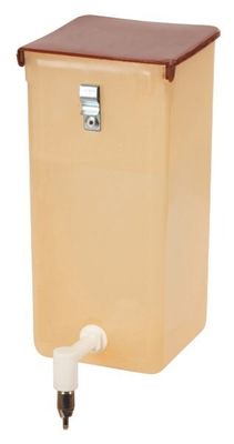 WD02 colgado en la parrilla Bebedores de aves de corral Alimentador Bebida Botella de riego