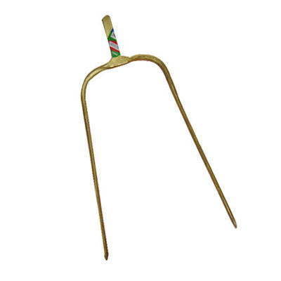 1001142 horquillas de jardín para agricultura con dos púas de acero al carbono forjado, rastrillos para estiércol y abono