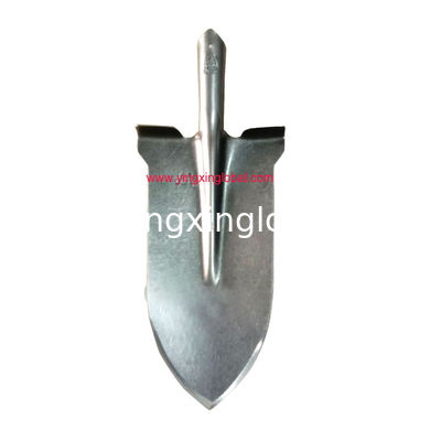 5100202 Pala de jardín de canalización de tierra de metal de acero al carbono para excavación, afilada, de punta redonda