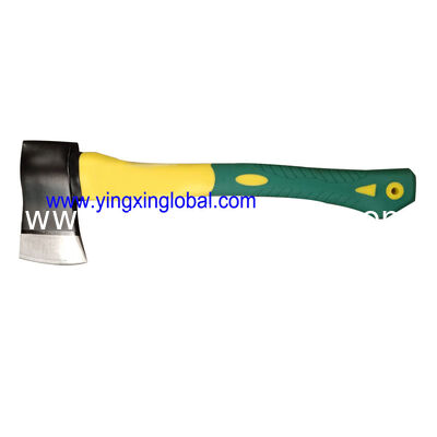 AF36151 With Fiberglass Shaft Forged Steel Metal Axes Hatchets Used For Felling Woods
