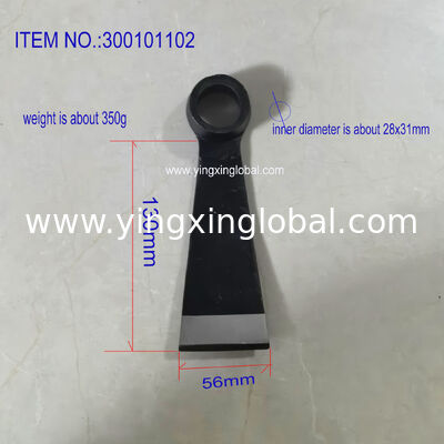 300101102 Round Hole Eye Carbon Steel Forged Digging Garden Farming Fan Type Hoe